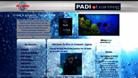 What Dive-in-limassol.com website looked like in 2019 (4 years ago)