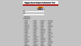 What Diggza.com website looked like in 2019 (4 years ago)