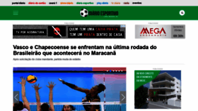 What Diarioesportivo.com.br website looked like in 2019 (4 years ago)