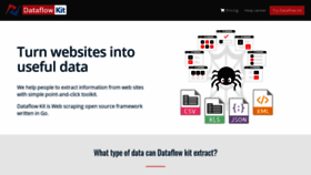 What Dataflowkit.com website looked like in 2019 (4 years ago)