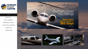 What Durhamflightcentre.com website looked like in 2019 (4 years ago)