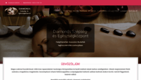 What Diamondsszepsegszalon.hu website looked like in 2019 (4 years ago)