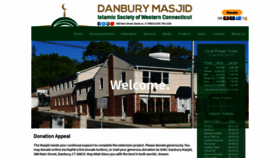 What Danburymasjid.com website looked like in 2019 (4 years ago)