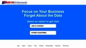 What Dataondemands.com website looked like in 2019 (4 years ago)