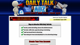 What Dailytalkadz.com website looked like in 2019 (4 years ago)