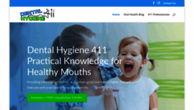 What Dentalhygiene411.com website looked like in 2019 (4 years ago)