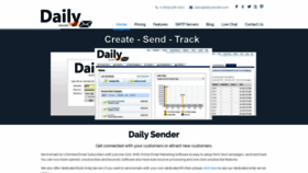 What Dailysender.com website looked like in 2019 (4 years ago)