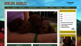 What Darling-doodles.com website looked like in 2019 (4 years ago)