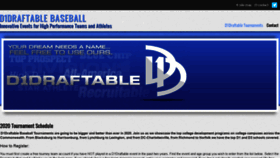 What D1draftableshowcase.com website looked like in 2019 (4 years ago)