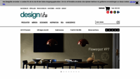 What Designlite.se website looked like in 2019 (4 years ago)