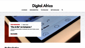 What Digital.africa website looked like in 2019 (4 years ago)