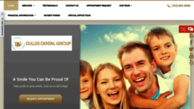 What Dullesdentalgroup.com website looked like in 2019 (4 years ago)