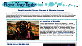 What Dinnertheaterphoenix.info website looked like in 2019 (4 years ago)