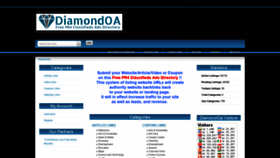 What Diamondoa.org website looked like in 2019 (4 years ago)