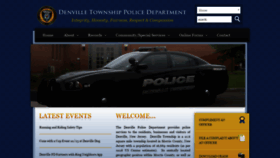 What Denvillepolice.org website looked like in 2019 (4 years ago)