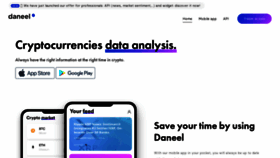 What Daneel.io website looked like in 2019 (4 years ago)