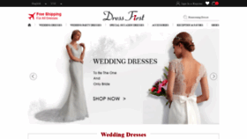 What Dressfirst.com website looked like in 2019 (4 years ago)