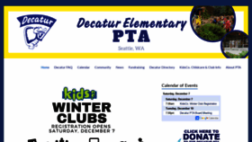 What Decaturpta.org website looked like in 2019 (4 years ago)