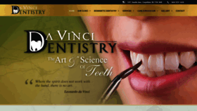 What Davincidentistry.ca website looked like in 2019 (4 years ago)