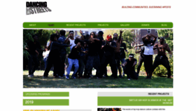 What Dancinginthestreets.org website looked like in 2019 (4 years ago)