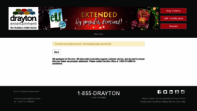 What Draytonentertainment.com website looked like in 2019 (4 years ago)