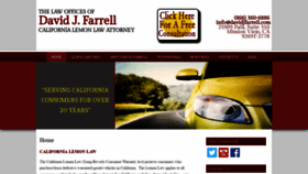 What Davidjfarrell.com website looked like in 2019 (4 years ago)