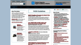 What Digitizationguidelines.gov website looked like in 2019 (4 years ago)