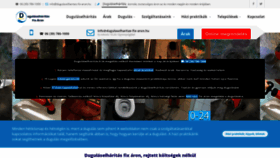 What Dugulaselharitas-korrekt-aron.hu website looked like in 2019 (4 years ago)