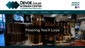 What Devoecolor.com website looked like in 2019 (4 years ago)