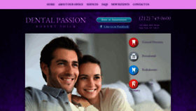 What Dentalpassion.com website looked like in 2019 (4 years ago)