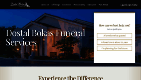 What Dostalfuneralservices.com website looked like in 2019 (4 years ago)