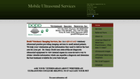 What Doddvetimaging.com website looked like in 2019 (4 years ago)