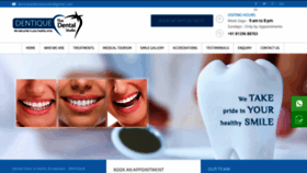 What Dentiquecochin.com website looked like in 2019 (4 years ago)
