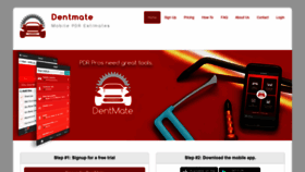 What Dentmatepro.com website looked like in 2019 (4 years ago)