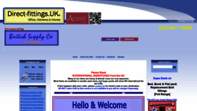 What Direct-fittingsuk.com website looked like in 2019 (4 years ago)