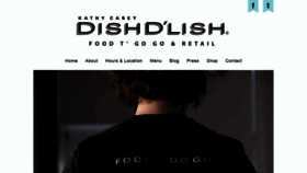 What Dishdlish.com website looked like in 2019 (4 years ago)