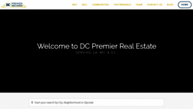 What Dcpremierrealestate.com website looked like in 2019 (4 years ago)