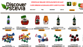 What Discoverstevia.com website looked like in 2019 (4 years ago)