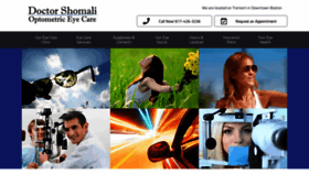 What Drshomali.com website looked like in 2019 (4 years ago)