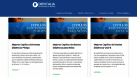What Dientalia.com website looked like in 2019 (4 years ago)