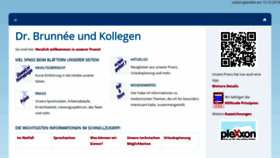 What Dr-brunnee.de website looked like in 2019 (4 years ago)