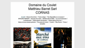 What Domaineducoulet.com website looked like in 2019 (4 years ago)