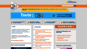 What Dsn-info.fr website looked like in 2019 (4 years ago)