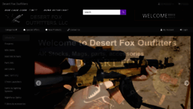 What Desertfoxoutfitters.com website looked like in 2019 (4 years ago)