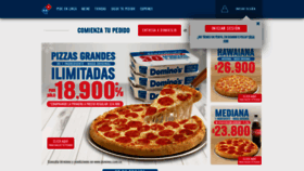 What Dominos.com.co website looked like in 2019 (4 years ago)