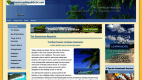 What Dominicanrepublic24.com website looked like in 2019 (4 years ago)
