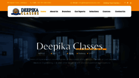 What Deepikaclasses.com website looked like in 2019 (4 years ago)