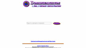 What Domainsearch.com website looked like in 2019 (4 years ago)