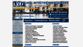 What Detective-brun.com website looked like in 2019 (4 years ago)
