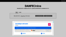 What Danfeonline.com.br website looked like in 2019 (5 years ago)